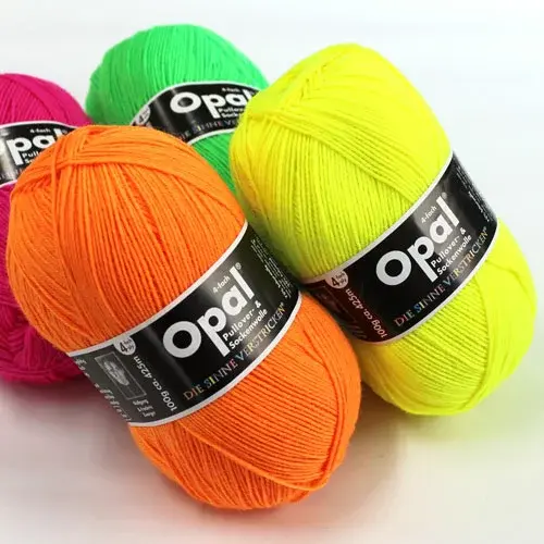 Opal（オパール） 単色（ネオン） UNI 4-fach - 画像1