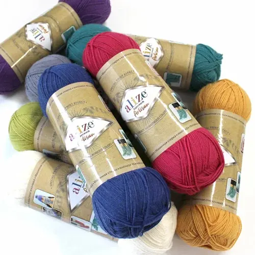 alize(アリゼ) Superwash Artizan（スーパーウォッシュアルチザン） 単色 - 画像1