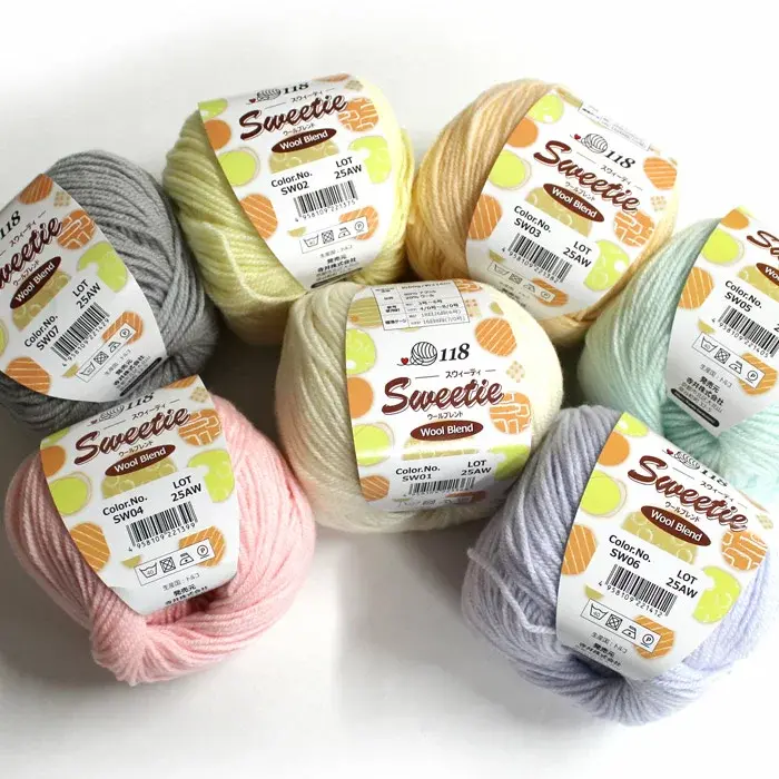 パパチャスウィーティ ウールブレンド Papatya Sweetie Wool Blend 単色毛糸